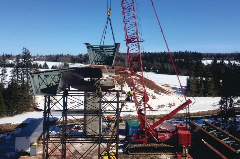 Clyde River Bridge Crane Pads