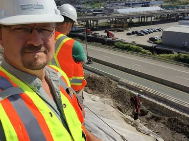 Engineer on site